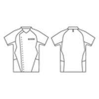 住商モンブラン スクラブ メンズ 半袖 グレー/ネイビー SS MS859-09 1枚（直送品）