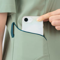 住商モンブラン スクラブ 兼用 半袖 ブルー/ネイビー 3L RS003-2283 1枚（直送品）