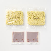 無印良品 生麺を熟成乾燥させたラーメン 魚介香味みそ １人前×２セット 良品計画