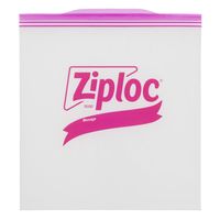 （限定）ジップロック デザインバッグ リボン L 保存袋 1箱（26枚入）旭化成ホームプロダクツ