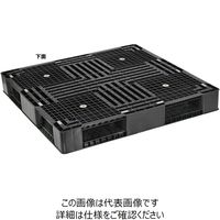 日本プラパレット パレット FM-1111RR ブラツク 1P（直送品）