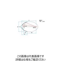 シグマ光機 楕円面ミラー 76mm TCEA-76C-13.5/120-SH18 1個 61-6949-77（直送品）