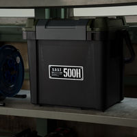 JEJアステージ シールドボックスシャット500HX ブラックグリーン 1個