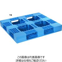 日本プラパレット パレット AZFD-1211FE ブル- 1P（直送品）