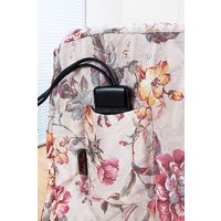 イケヒコ・コーポレーション ジャカード織ハイタイプこたつ掛布団花柄 ハンナ 235×235cm 69498 1個（直送品）