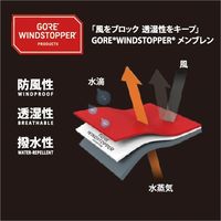 Asahicho（旭蝶繊維） 51034 ウィンドストッパー(R)シャツ ブラック 5L 1枚（直送品）