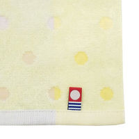 林 ハンドタオル　日本製(今治)　ガーゼパステルムーン　10枚セット　アイボリー WK209613 1セット(10枚入)（直送品）