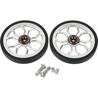 RIDEA Easy Wheel(Brompton) マットレッド EW2 1セット（直送品）