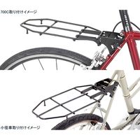 箕浦 小型リアキャリア EB-BANDタイプ ブラック SSR-300 1個（直送品）