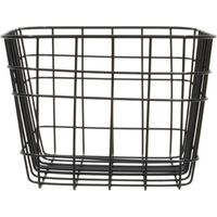 ジーアールケー ワイヤーバスケット ブラック PS-2010 1個（直送品）