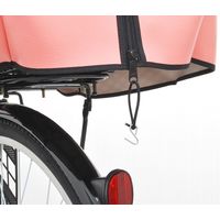 岡製作所 自転車カゴカバー リア用 ブラック/格子柄 (Vin) RAINBOW-R/V 1枚（直送品）