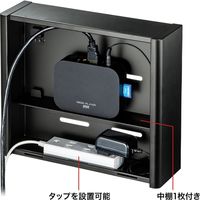 サンワサプライ VESA取付けセキュリティボックス MR-VESA10 1個（直送品）