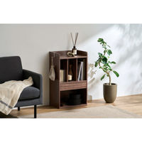 アイリスオーヤマ ランドセルラック 幅452×奥行287×高さ763mm ウォールナット 1台（直送品）