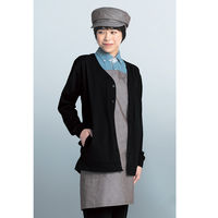 サーヴォ カーディガン（男女兼用・HAORI） ブラック L MKNU-2401-B9 1着（直送品）