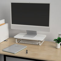 ナカバヤシ 工具不要　シンプルデスクトップラック　幅40cm ホワイト FDRー4025W 1台