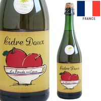 【カルディコーヒーファーム】ラ・ブーシュ・オン・クール シードル・ドゥー（微発泡）750ml 1セット4本　スパークリングワイン