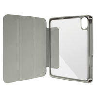ナカバヤシ iPad mini (第6世代A17 Pro)マグネット分離衝撃吸収ケースグレー TBC-IPM2101GY 1個