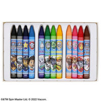 サンスター文具 水でおちやすいクレヨン 12色 パウ・パトロール 1822278A 1セット(1個×6)（直送品）