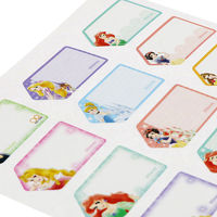 サンスター文具 タグに貼れるなまえシール/DC ディズニープリンセス 2342429A 1セット(1枚×10)（直送品）