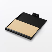 無印良品 アルミカードケース 厚口 黒 約６０×９３ｍｍ 約２５枚収納 良品計画