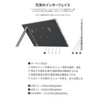 JAPANNEXT 15.6インチ ワイド タッチパネルモバイルディスプレイ JN-MD-IPS156F-T 1台（直送品）