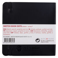 ターレンスジャパン ターレンス アートクリエーションTACドットブック ブラック 12×12 490999 1個（直送品）