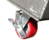 グリーンクロス フレコンバッグ キャスター付き台車 1150×1150×1200mm FC-1 1台（直送品）