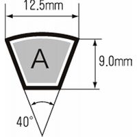 三ツ星ベルト eーPOWER Vベルト ラップドノッチドタイプ A形 A188ーEーPOWER 1個（直送品）