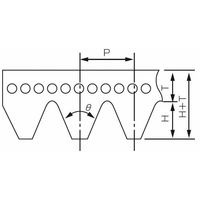 三ツ星ベルト リブスターベルトU JBT形 87JBT6 1個（直送品）