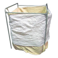 グリーンクロス 折りたたみ式ローコストフレコンバッグスタンド 950×950×1100mm AKF-Y1 1台（直送品）