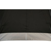 アテイン 晴雨兼用60cmミニ 切り継ぎ UNiB ブラック 4089BK 1セット(1本×3)（直送品）