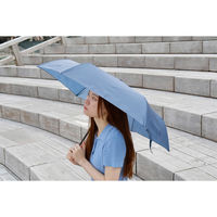 アテイン 55cmミニ 7セカンズ 形状記憶 無地 ネイビー 4090NV 1セット(1本×3)（直送品）