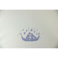 アテイン 晴雨兼用55cm手開 ラプンツェル オフ白 6735OF 1セット(1本×3)（直送品）