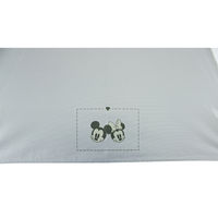 アテイン 晴雨兼用55cm手開 ミッキー&ミニー アイスブルー 6733IB 1セット(1本×3)（直送品）