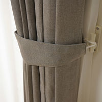 サンローズ 4枚組 カーテン レースカーテンセット トラビス 1000×1850mm ブラウン 1セット(4枚入)（直送品）