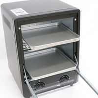 大進 2段 オーブントースター トレー付き 幅24cm HOV-2D 1台（直送品）