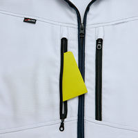 アイトス 長袖ブルゾン シルバーグレー×ネイビー SS 9130-003-SS 9130 1着（直送品）