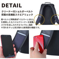 スワン Number クリーナー付リュック 30L 61013 ブラック/ブラック 1個（直送品）