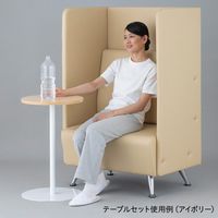 アズワン プライベートロビーベンチ ピンク PLB-800PK 1個 8-925-05（直送品）