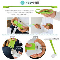 大河商事 充電式3WAYミニライト クリップ 懐中電灯 LED調光 グリーン wasser35 1台（直送品）