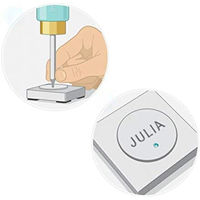 金属刻印 メタルスタンピング ImpressArt クリスタルセッターキット クリスタル付き U5020 MIY-U5020 1個（直送品）