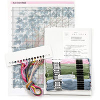 オリムパス製絲オノエ・メグミ 花と少女の物語 刺しゅうキットNo.7535秘密の花園 OLY-K7535 1組（直送品）