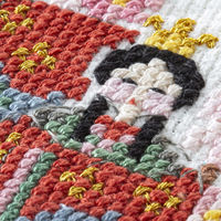 オリムパス製絲 (Olympus Thred) 刺しゅうキット 3月 桃の花とお雛様 No.7543 OLY-K7543 1組（直送品）