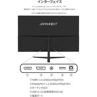 JAPANNEXT 27インチ ワイド液晶ディスプレイ JN-I27Q2 1台（直送品）
