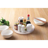 リバティーコーポレーション 冷蔵庫 収納 回転トレー クリアブルー LD-284 1個（直送品）