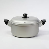 リバティーコーポレーション 両手鍋 24cm アルミ ガス火専用 軽量 LD-361 1個（直送品）