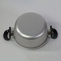 リバティーコーポレーション 両手鍋 20cm アルミ 軽量 ガス火専用 LD-370 1個（直送品）