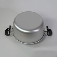 リバティーコーポレーション 両手鍋 24cm アルミ 軽量 ガス火専用 LD-372 1個（直送品）