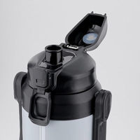 ベストコ ダブルステンレス スポーツジャグ 水筒 2.2L ライトグレー NQ-0322 1個（直送品）