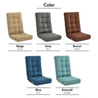 タマリビング スワレバII フロアチェア ブラウン 1台（直送品）